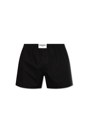 Black Cotton Boxers Saint Laurent - Vitkac AS